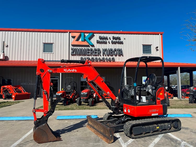 2021 Kubota U35-4R1A Tight Tail Swing Mini Excavator #318221