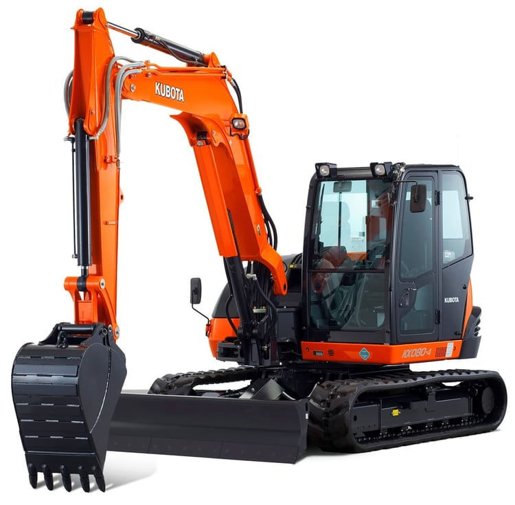 Kubota KX080-4S2R3A Midi Excavator