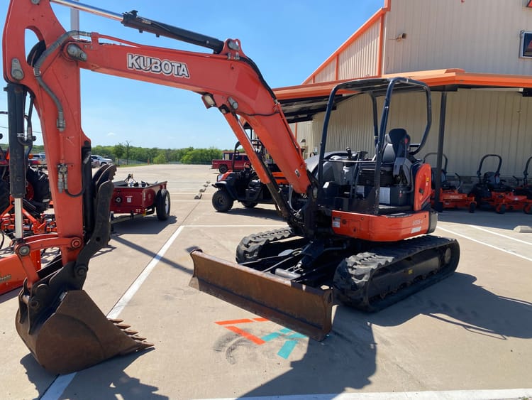 2019 Kubota U55-4R1A Tight Tail Swing Mini Excavator #285224
