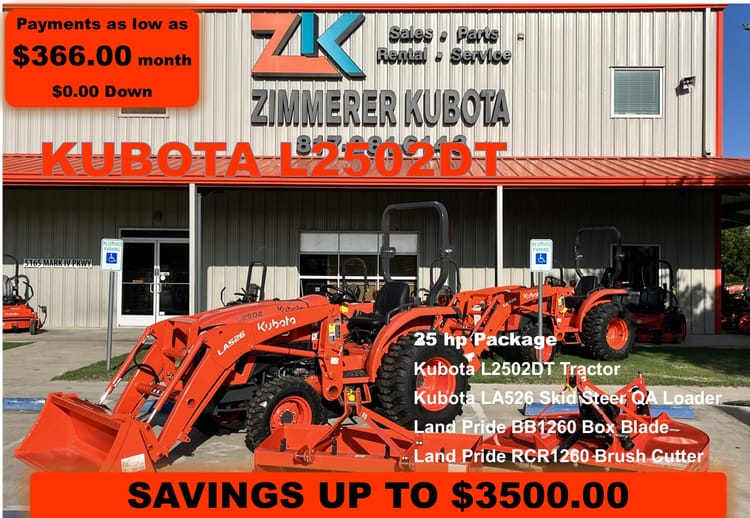 L2502DT Tractor/Loader Package