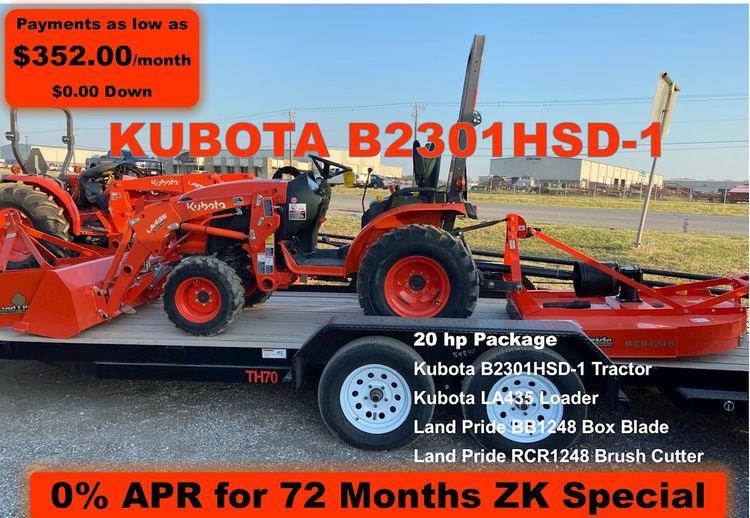B2301HSD-1 Tractor/Loader Package