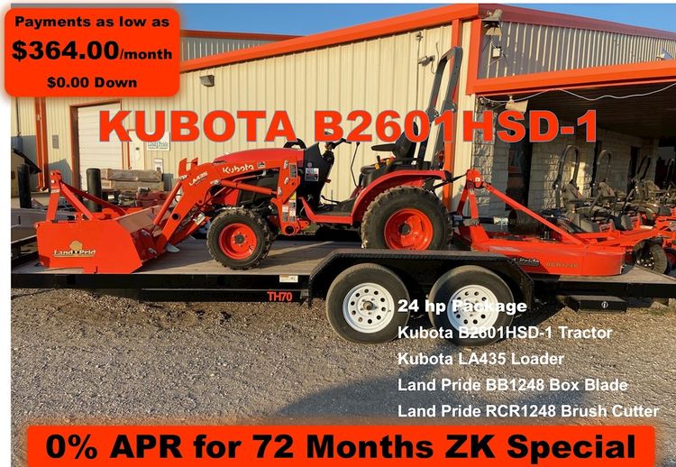 B2601HSD-1 Tractor/Loader Package