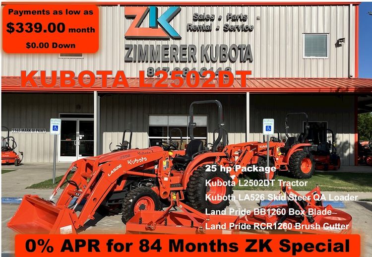 L2502DT Tractor/Loader Package