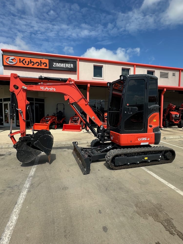 2024 Kubota U35-4R3A Tight Tail Swing Mini Excavator #356441