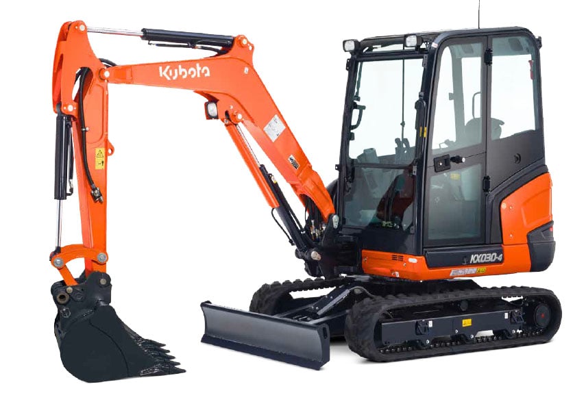 Kubota KX030-4R1 Mini Excavator - Zimmerer Kubota