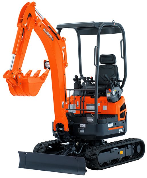 Kubota U17VR1 Zero Tail Swing Mini Excavator - Zimmerer Kubota